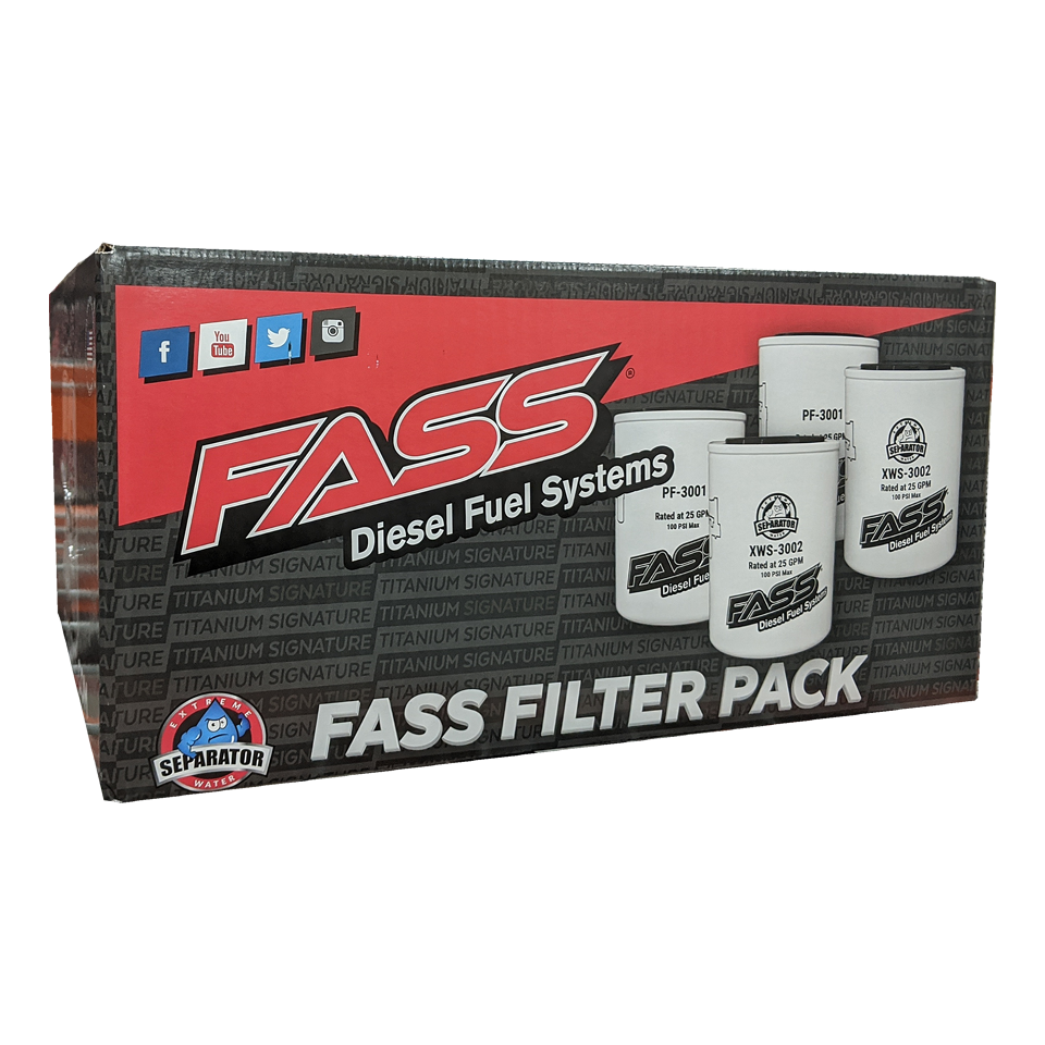 FASS FUEL FILTER PACK