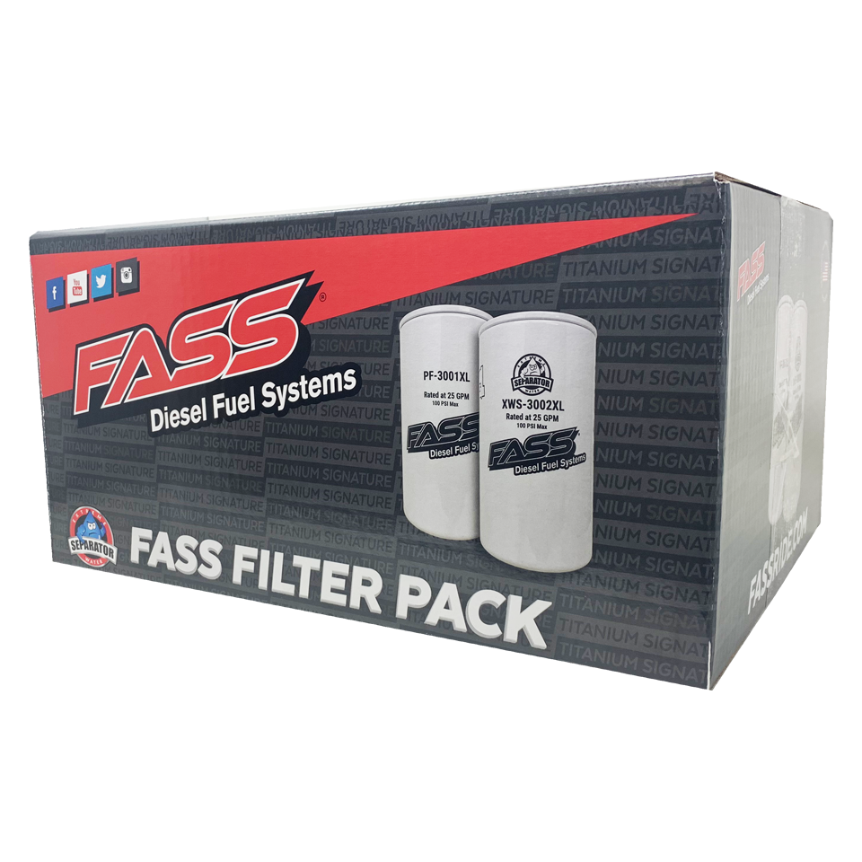 FASS FUEL FILTER PACK XL